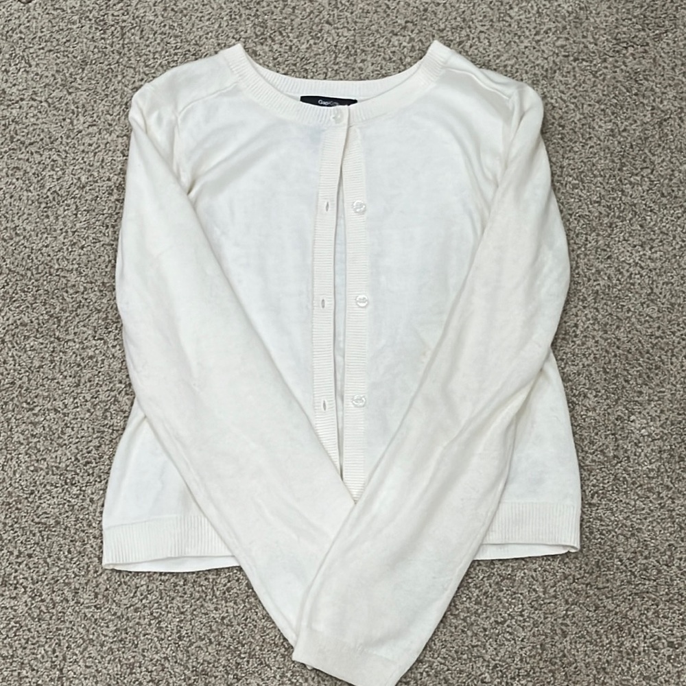 Girls GAP Kids Off-White Cardigan